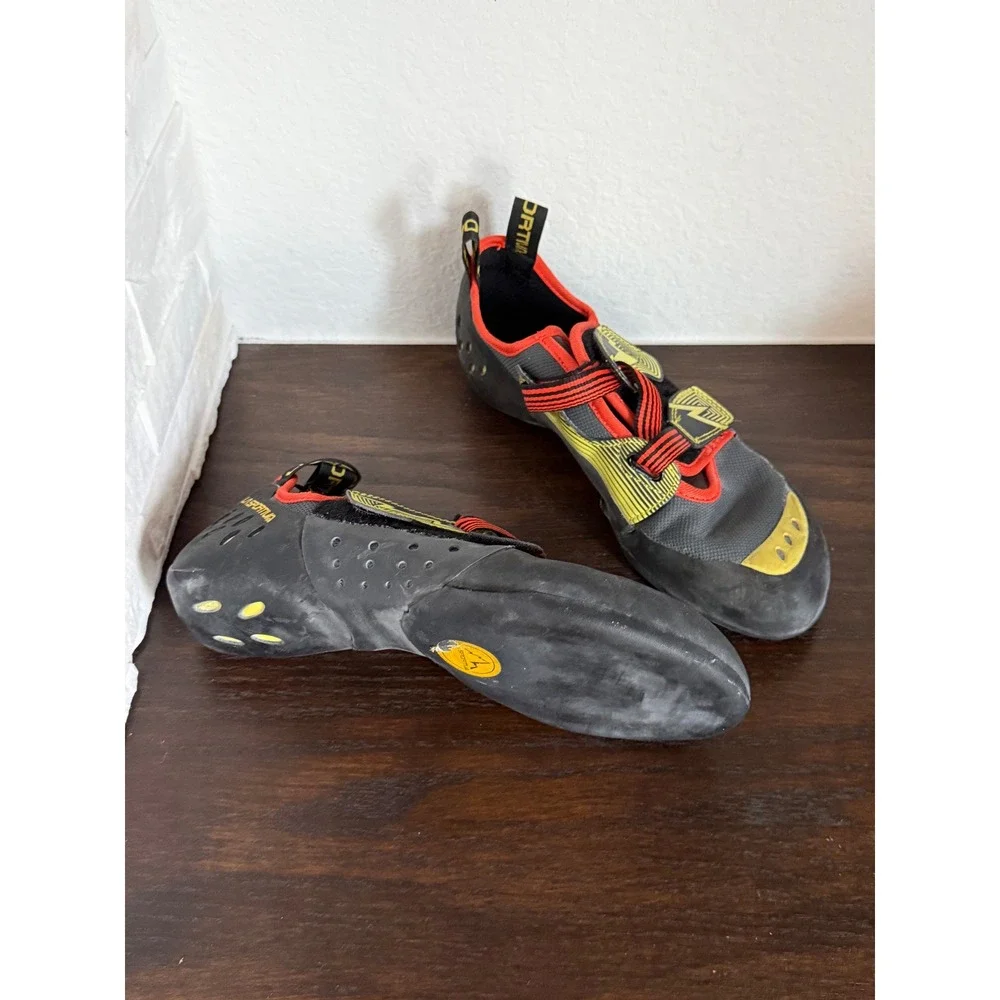 La Sportiva OxyGym Climbing Shoes Carbon Flame EUR 45 US Men 11.5